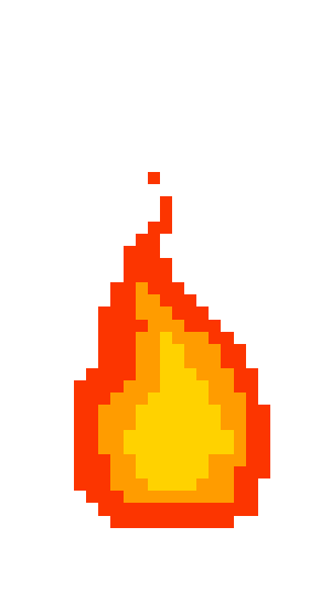 gif of 8-bit fire graphic
