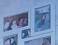 cover of the image for the COVEN article,THE ART OF (NOT) FORGETTING. This is a photo that is out of focus. It captures a small section of a wall where there are what appears to be family photos hanging.